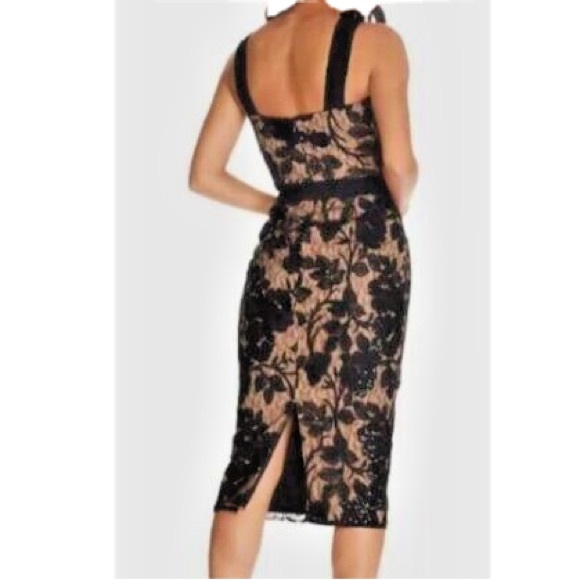 Dress the Population Aspen Floral Lace Midi Dress - Picture 2 of 14